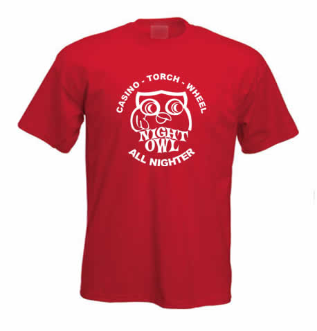 (image for) Northern Soul T Shirt - Owl Up All Night ss128 - Click Image to Close