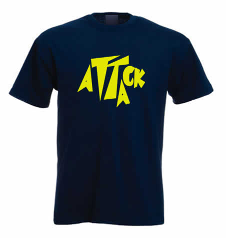 (image for) Attack Records T Shirt ss165 - Click Image to Close