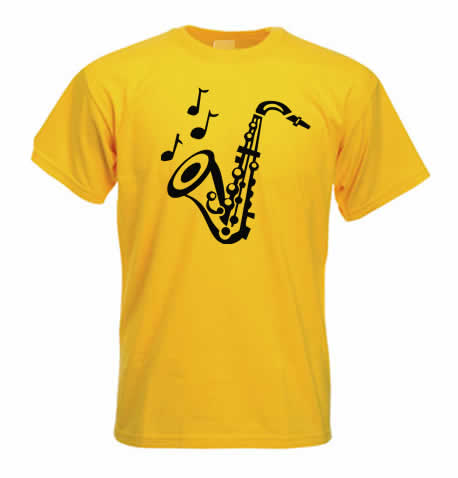 Saxaphone T shirt Saxaphone T shirt