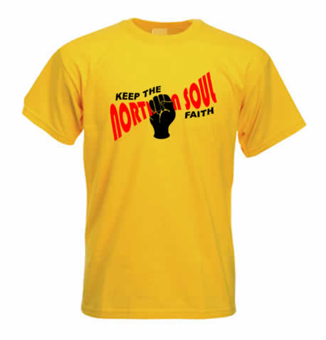 Northern Soul T Shirt - Keep the Faith ss204 Northern Soul T Shirt - Keep the Faith ss204