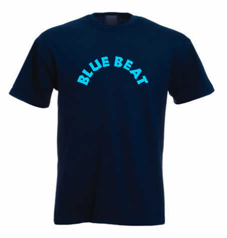 (image for) Blue Beat Records T shirt - Click Image to Close