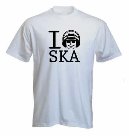 (image for) I Listen to SKA T shirt - Click Image to Close